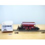Fleischmann 5234 wagon plat porte conteneurs Lbs 598 World Travel Agency DB BO