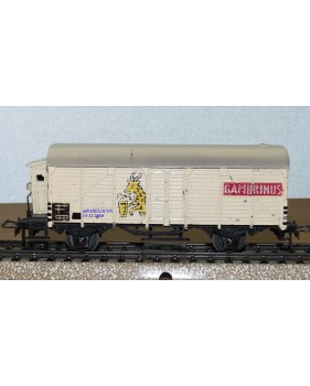 Märklin ancien  325 . 1 ,  wagon bière guérite GAMBRINUS 