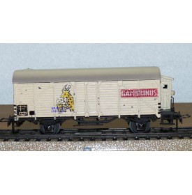 Märklin ancien  325 . 1 ,  wagon bière guérite GAMBRINUS 