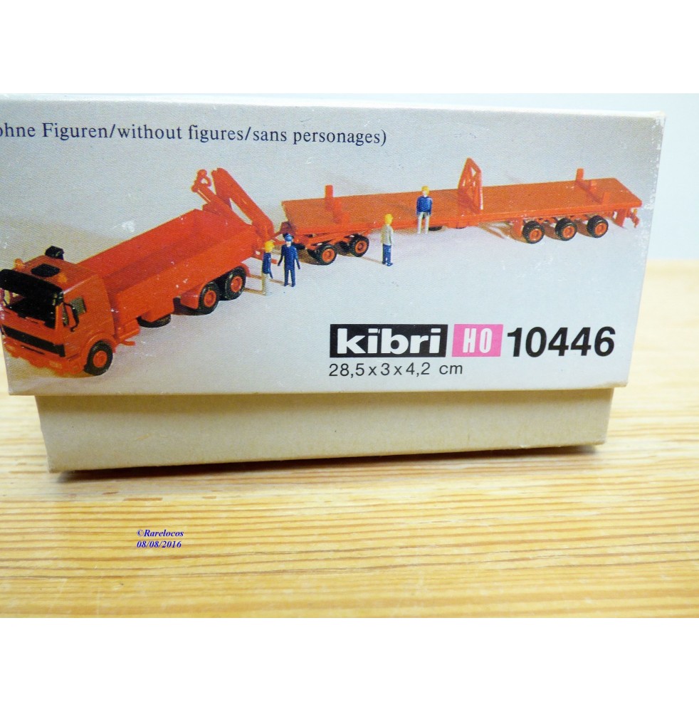 KIBRI 10446, camion MERCEDES BENZ  2644  et remorque surbaissée  Goldhofer  DB   HO   neuf  BO  1/87