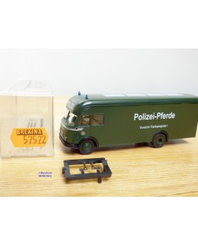 BREKINA 57522, camion MAN transport de chevaux Polizei Pferde  DB  Neuf   BO  1/87