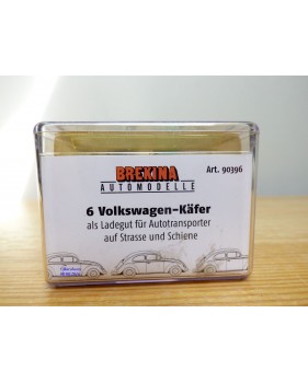 BREKINA  90396, coffrfet de 6    VOLKSWAGEN  Coccinelles   neuf   BO  1/87 ème  HO 