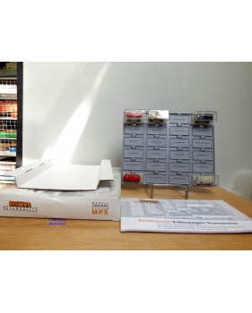 BREKINA  90400, 5 camionnettes   VOLKSWAGEN  KOMBI  ( Bulli ), notice et support de présentation  neuf  BO  1/87 ème HO 