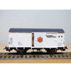 RÖWA 2304 wagon plat chargé de 2 conteneurs LESAGE  DB BO 