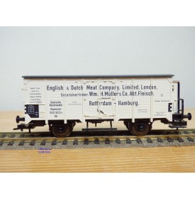 FLEISCHMANN 83 5348 K,  wagon couvert  à guérite  type Gk English & Dutch Meat Company Limited, London   DR   BO