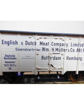 FLEISCHMANN 83 5348 K,  wagon couvert  à guérite  type Gk English & Dutch Meat Company Limited, London   DR   BO