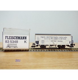 FLEISCHMANN 83 5348 K,  wagon couvert  à guérite  type Gk English & Dutch Meat Company Limited, London   DR   BO