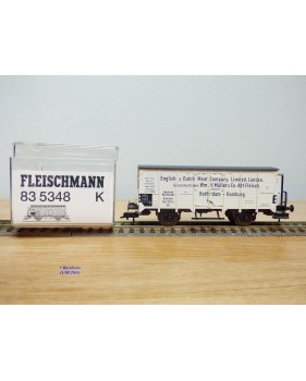FLEISCHMANN 83 5348 K,  wagon couvert  à guérite  type Gk English & Dutch Meat Company Limited, London   DR   BO