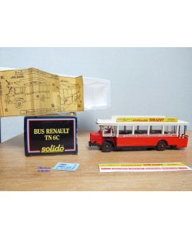SOLIDO 1101, autobus Renault TN6C 1934  Neuf  BO