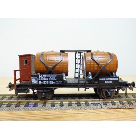 PIKO ????, wagon bi foudres à guérite type Ru  MAV   BO 