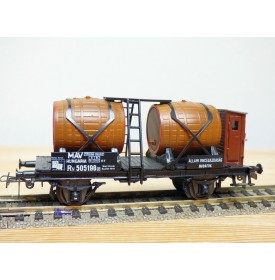 PIKO ????, wagon bi foudres à guérite type Ru  MAV   BO 
