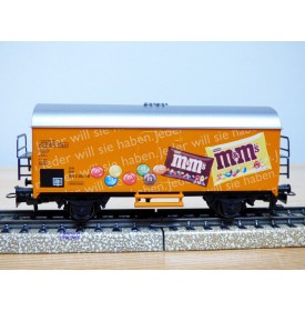 Märklin  44187,  wagon couvert réfrigérant  Ichqrs 377  M&M's    DB   Neuf    BO