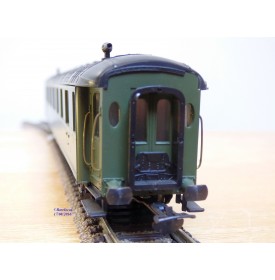 France Trains  221K, voiture OCEM à flancs lisses  1 Cl.  A 8   SNCF   BO