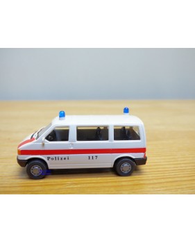 ROCO Minitanks 2411, Volkswage  T4 Kombi    Bus  Police de Zürich   Neuf   BO  1/87  HO