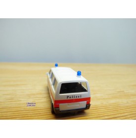 ROCO Minitanks 2411, Volkswage  T4 Kombi    Bus  Police de Zürich   Neuf   BO  1/87  HO