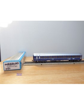 Märklin 4032 voiture grandes lignes A4ümg à feux de fin de convoi 1 Kl. DB BO