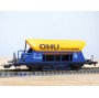 FALLER 441, wagon plat porte conteneurs  ARAL  et  ESSO  neuf   BO    