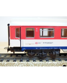 Märklin 4032 voiture grandes lignes A4ümg à feux de fin de convoi 1 Kl. DB BO