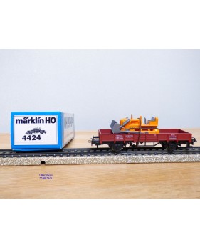 Märklin 4424, wagon   plat  type Kklm 505     DB   neuf     BO