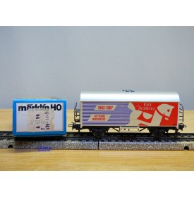 Märklin  87502 / 4415,  wagon couvert réfrigérant  Ichqrs 377 FAO SCHWARTZ    BO