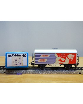 Märklin  87502 / 4415,  wagon couvert réfrigérant  Ichqrs 377 FAO SCHWARTZ    BO