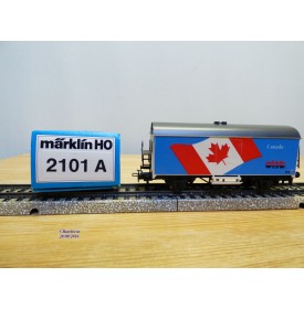 Märklin  89744 / 4415,  wagon couvert réfrigérant   CANADA Märklin Club  89  neuf    BO