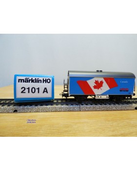 Märklin  89744 / 4415,  wagon couvert réfrigérant   CANADA Märklin Club  89  neuf    BO