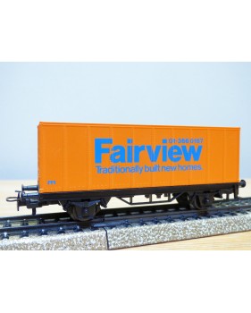 Märklin  87702 / 4481,  wagon plat porte conteneur FAIRVIEW   BO