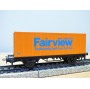 Märklin  87702 / 4481,  wagon plat porte conteneur FAIRVIEW   BO