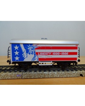 Märklin  88703 / 4415,  wagon couvert réfrigérant  LIBERTY  1886 - 1986    BO