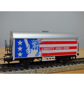Märklin  88703 / 4415,  wagon couvert réfrigérant  LIBERTY  1886 - 1986    BO