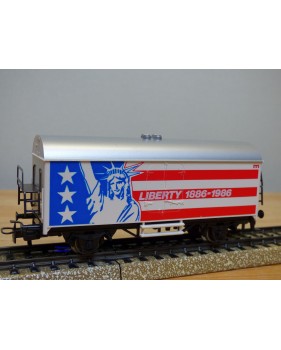 Märklin  88703 / 4415,  wagon couvert réfrigérant  LIBERTY  1886 - 1986    BO