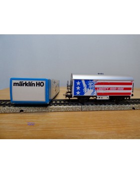 Märklin  88703 / 4415,  wagon couvert réfrigérant  LIBERTY  1886 - 1986    BO