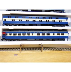 RIVAROSSI "véro" 6911 set B, coffret 4 voitures heavyweight  Blue Comet CNJ   BO