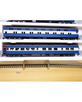 RIVAROSSI "véro" 6911 set B, coffret 4 voitures heavyweight  Blue Comet CNJ   BO