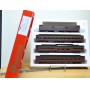 RIVAROSSI "véro" 6958 set A, coffret 4 voitures smooth side  PRR     BO