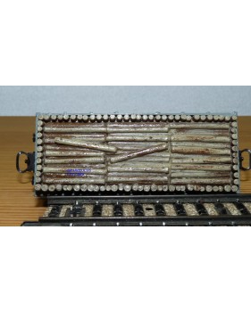 Märklin ancien  311 H b (g) . 7 wagon tombereau chargé bois DB BO