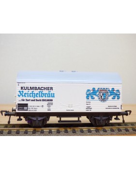 FLEISCHMANN 5046, wagon couvert type Hkqrs  KULMBACHER REICHELBRÄU   DB   neuf   BO 