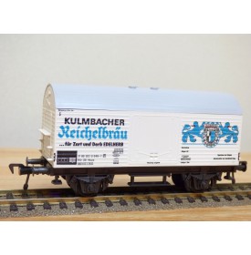 FLEISCHMANN 5046, wagon couvert type Hkqrs  KULMBACHER REICHELBRÄU   DB   neuf   BO 