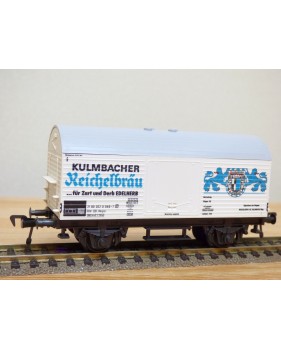 FLEISCHMANN 5046, wagon couvert type Hkqrs  KULMBACHER REICHELBRÄU   DB   neuf   BO 