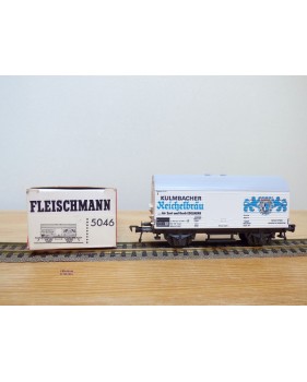 FLEISCHMANN 5046, wagon couvert type Hkqrs  KULMBACHER REICHELBRÄU   DB   neuf   BO 