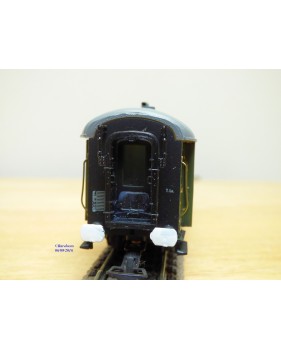 France Trains  294,  voiture OCEM à flancs lisses 3ème classe à portes sanitaires  type C10  P.O.-MIDI   neuf   BO  