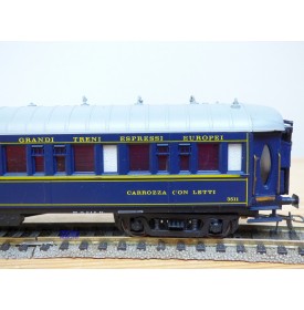 France Trains  303,  voiture lits type LX  inscriptions en italien N° 3511    CIWL 