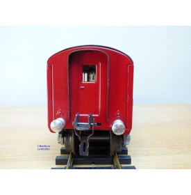 HAG 810 . 3,  Voiture allégée  type C40 (Leichtstahlwagen) 3 Kl.  rouge  SBB  BO