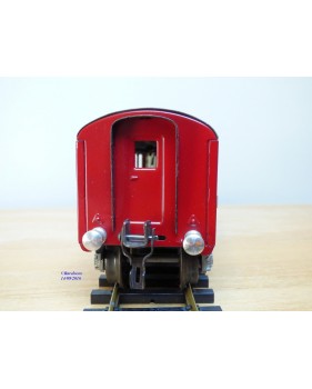 HAG 810 . 3,  Voiture allégée  type C40 (Leichtstahlwagen) 3 Kl.  rouge  SBB  BO