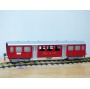 HAG 810 . 3,  Voiture allégée  type C40 (Leichtstahlwagen) 3 Kl.  rouge  SBB  BO