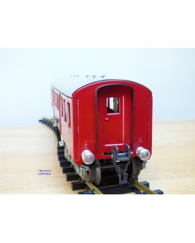 HAG 810 . 3,  Voiture allégée  type C40 (Leichtstahlwagen) 3 Kl.  rouge  SBB  BO