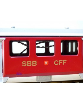 HAG 810 . 3,  Voiture allégée  type C40 (Leichtstahlwagen) 3 Kl.  rouge  SBB  BO