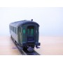 France Trains  244 K,  voiture OCEM à flancs lisses mixte 2 ème classe/ fourgon   type B5 D  SNCF  BO 