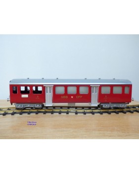 HAG Voiture allégée de 3 ème classe type C40 SBB 